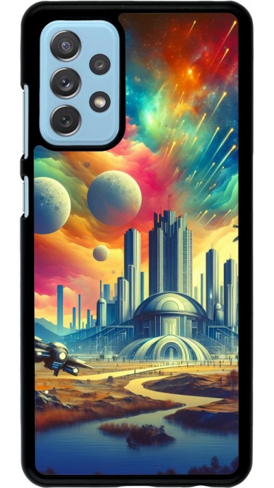 Coque Samsung Galaxy A72 - Ville extra-dôme futuriste