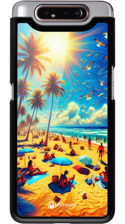 Samsung Galaxy A80 Case Hülle - Sommer Paradies Farbe