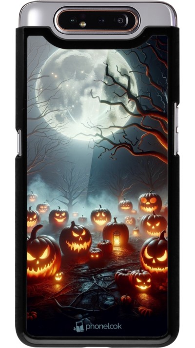 Coque Samsung Galaxy A80 - Halloween 2024 Many Pumpkins