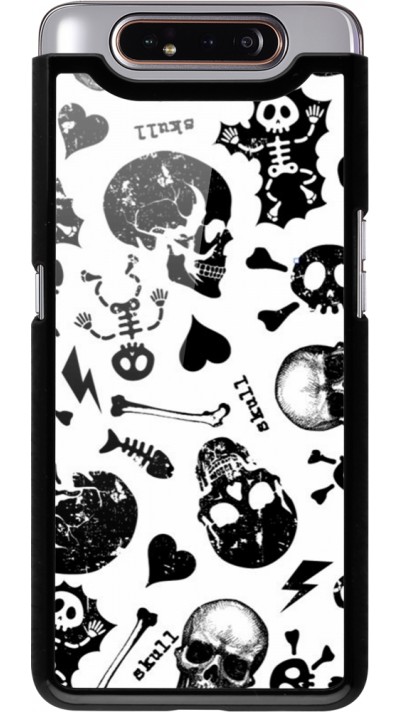 Coque Samsung Galaxy A80 - Halloween 2024 skeleton mix