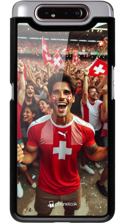 Samsung Galaxy A80 Case Hülle - Schweizer Fan Euro 2024