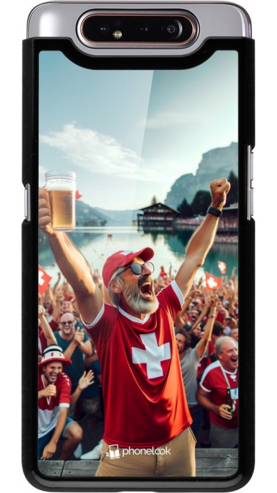 Samsung Galaxy A80 Case Hülle - Schweizer Sieg Fanzone Euro 2024