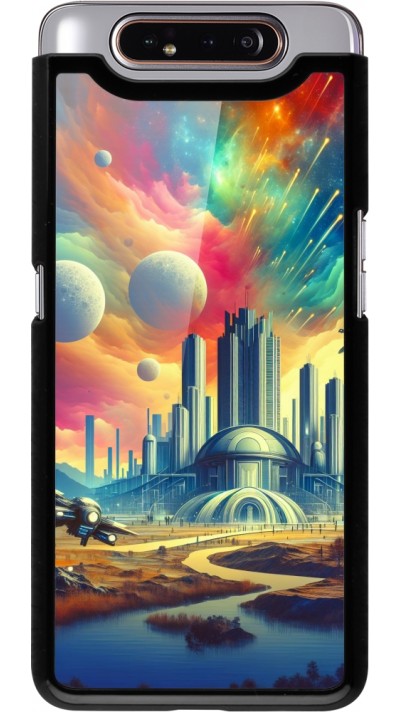 Coque Samsung Galaxy A80 - Ville extra-dôme futuriste