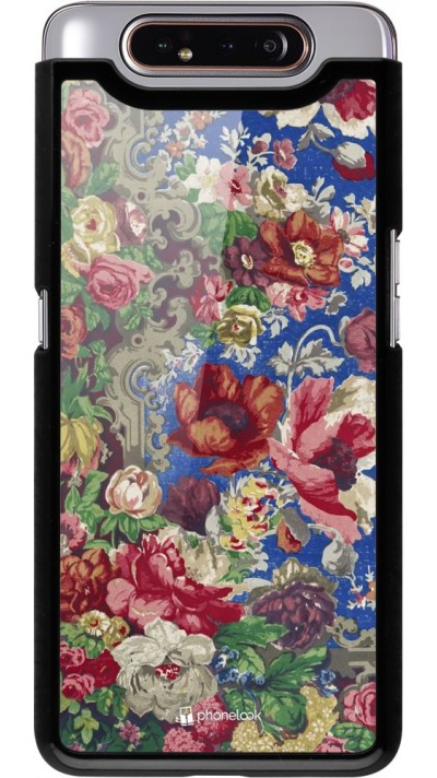 Coque Samsung Galaxy A80 - Vintage Art Flowers