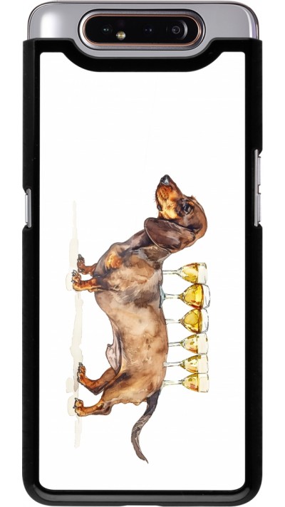 Samsung Galaxy A80 Case Hülle - Wine Teckel