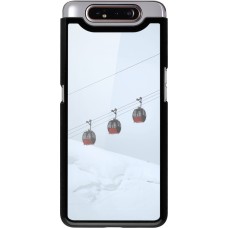 Samsung Galaxy A80 Case Hülle - Winter 22 ski lift