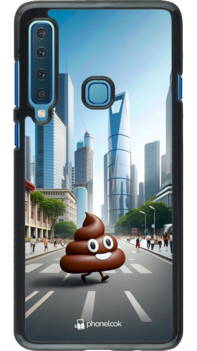 Samsung Galaxy A9 Case Hülle - Kackhaufen Emoji Spaziergang