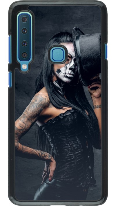 Samsung Galaxy A9 Case Hülle - Halloween 22 Tattooed Girl