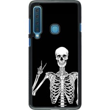 Samsung Galaxy A9 Case Hülle - Halloween 2023 peace skeleton