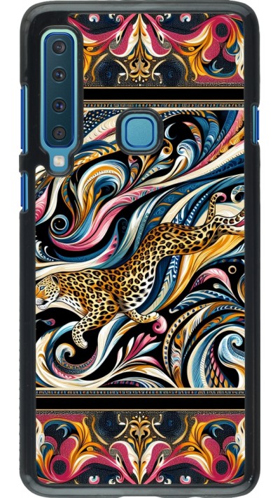 Samsung Galaxy A9 Case Hülle - Leopard Abstrakte Kunst