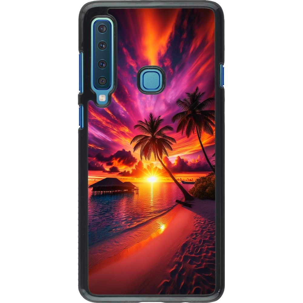 Samsung Galaxy A9 Case Hülle - Malediven Abenddämmerung Glückseligkeit