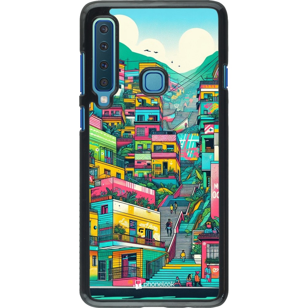 Samsung Galaxy A9 Case Hülle - Medellin Comuna 13 Kunst