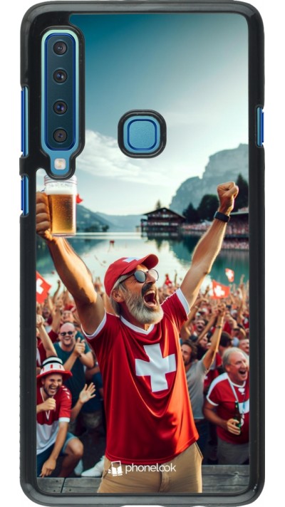 Samsung Galaxy A9 Case Hülle - Schweizer Sieg Fanzone Euro 2024