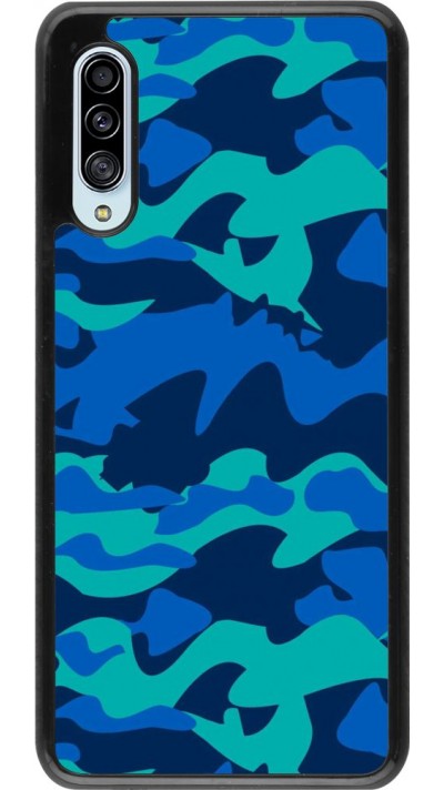 Hülle Samsung Galaxy A90 5G - Camo Blue