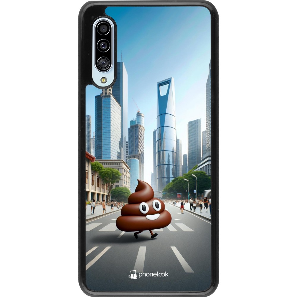 Samsung Galaxy A90 5G Case Hülle - Kackhaufen Emoji Spaziergang