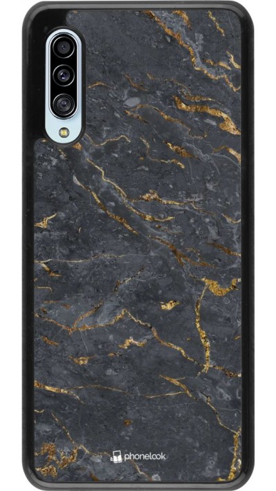 Hülle Samsung Galaxy A90 5G - Grey Gold Marble