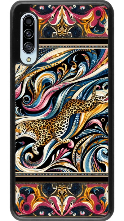 Samsung Galaxy A90 5G Case Hülle - Leopard Abstrakte Kunst