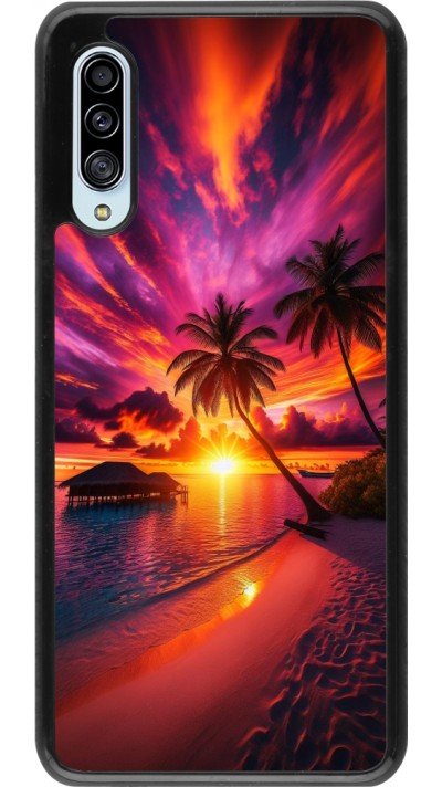 Samsung Galaxy A90 5G Case Hülle - Malediven Abenddämmerung Glückseligkeit