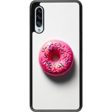 Samsung Galaxy A90 5G Case Hülle - Weisser Hintergrund, pinker Donut