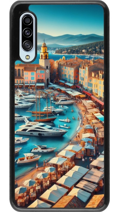 Samsung Galaxy A90 5G Case Hülle - Saint-Tropez Strand