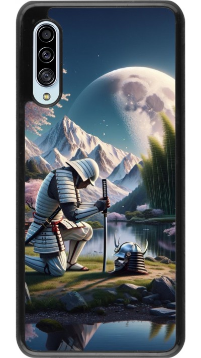 Samsung Galaxy A90 5G Case Hülle - Samurai Katana Mond