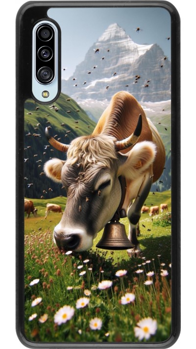 Coque Samsung Galaxy A90 5G - Vache montagne Valais