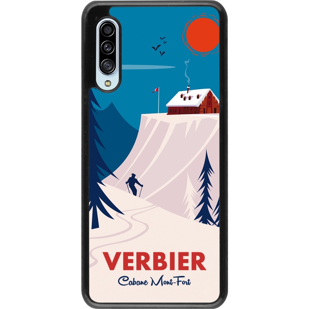 Samsung Galaxy A90 5G Case Hülle - Verbier Cabane Mont-Fort