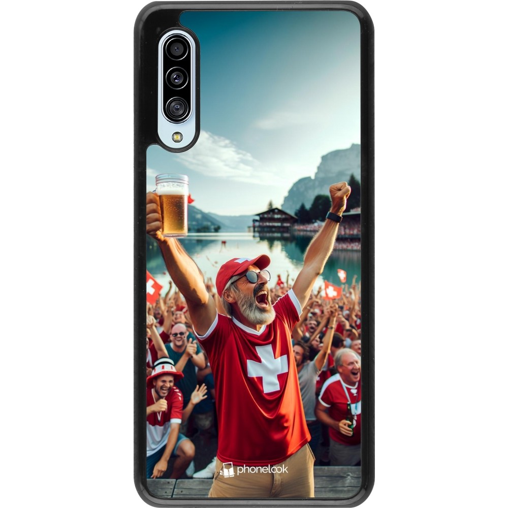 Samsung Galaxy A90 5G Case Hülle - Schweizer Sieg Fanzone Euro 2024