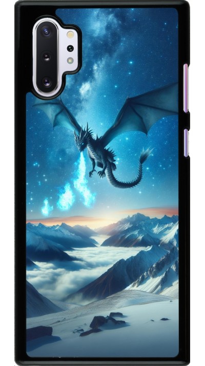 Samsung Galaxy Note 10+ Case Hülle - Drache nächtliche Berg