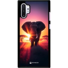 Samsung Galaxy Note 10+ Case Hülle - Elefant Sonnenaufgang Schönheit