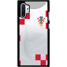 Samsung Galaxy Note 10+ Case Hülle - Kroatien 2022 personalisierbares Fussballtrikot