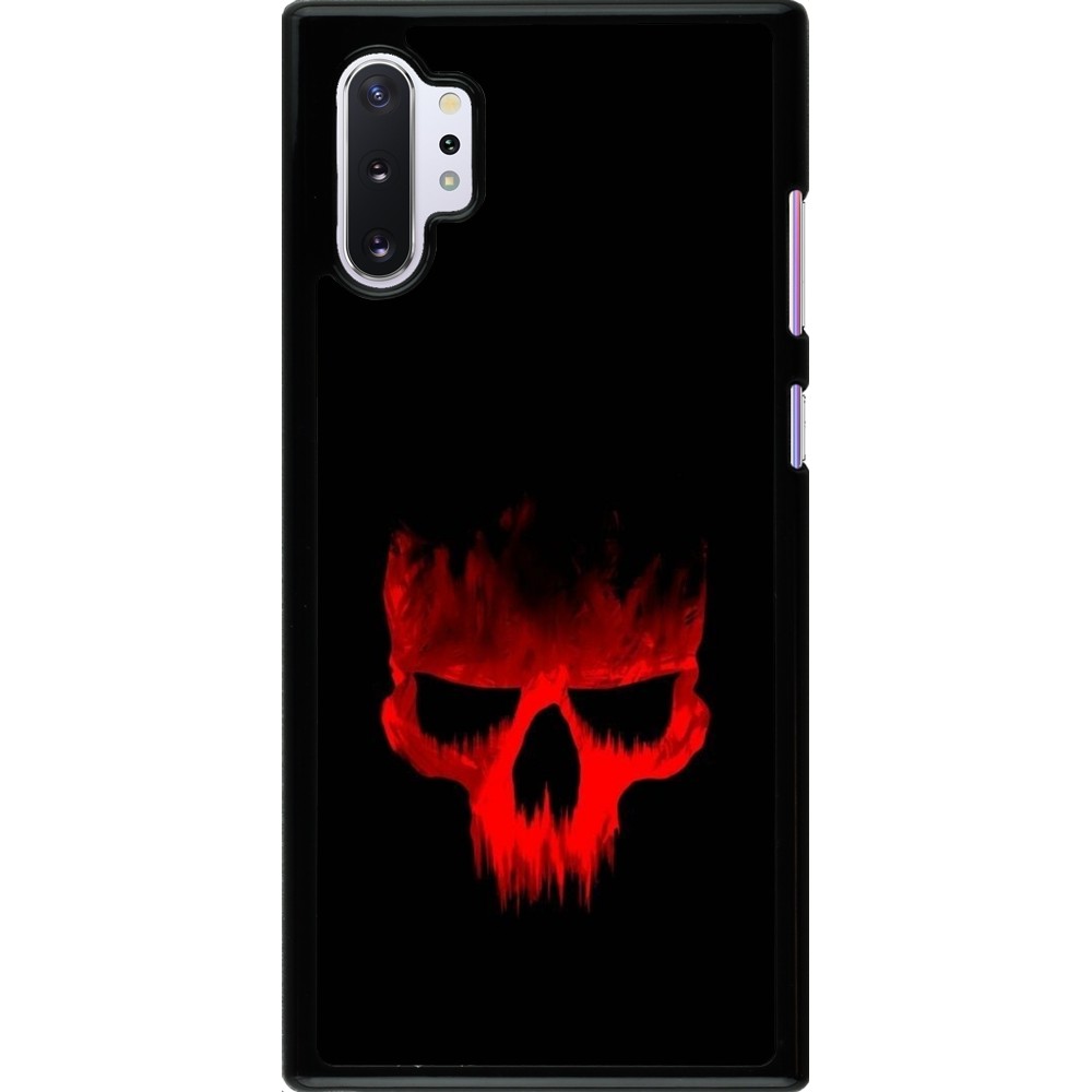 Samsung Galaxy Note 10+ Case Hülle - Halloween 2023 scary skull