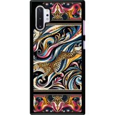 Samsung Galaxy Note 10+ Case Hülle - Leopard Abstrakte Kunst