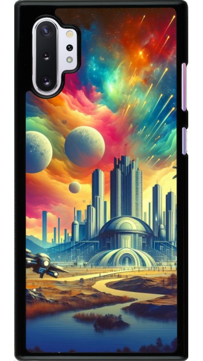 Coque Samsung Galaxy Note 10+ - Ville extra-dôme futuriste