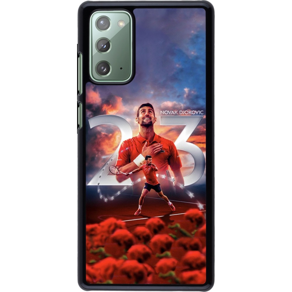 Samsung Galaxy Note 20 Case Hülle - Djokovic 23 Grand Slam