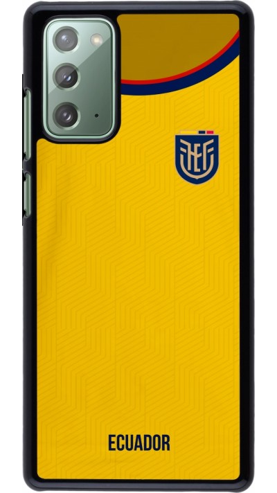 Samsung Galaxy Note 20 Case Hülle - Ecuador 2022 Fußballtrikot