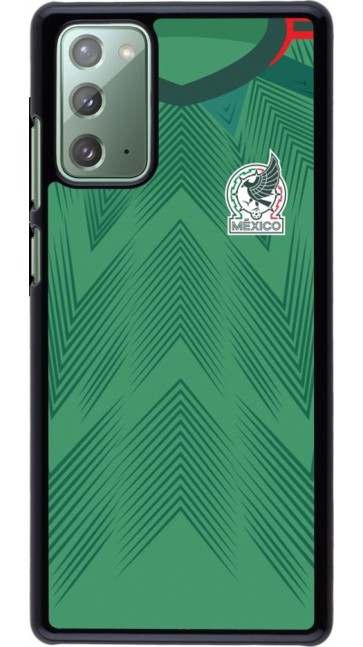 Samsung Galaxy Note 20 Case Hülle - Mexiko 2022 personalisierbares Fussballtrikot