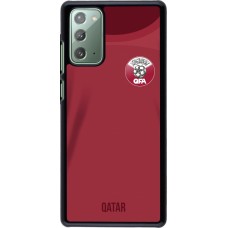 Samsung Galaxy Note 20 Case Hülle - Katar 2022 personalisierbares Fussballtrikot