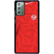 Samsung Galaxy Note 20 Case Hülle - Tunesien 2022 personalisierbares Fussballtrikot