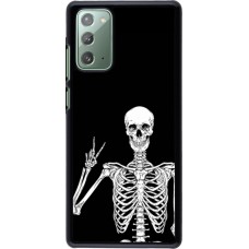 Samsung Galaxy Note 20 Case Hülle - Halloween 2023 peace skeleton