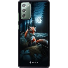 Samsung Galaxy Note 20 Case Hülle - Fuchs Mond Wald