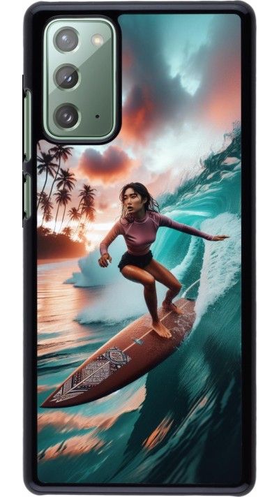 Coque Samsung Galaxy Note 20 - Surfeuse Balinaise