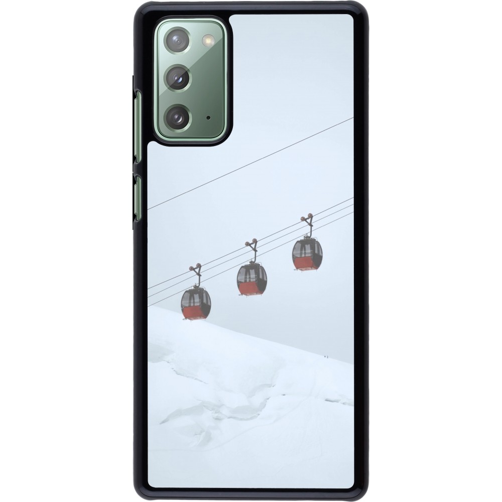 Samsung Galaxy Note 20 Case Hülle - Winter 22 ski lift