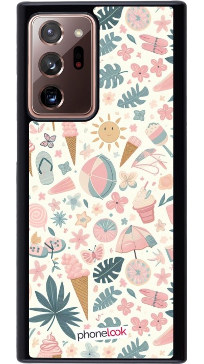 Samsung Galaxy Note 20 Ultra Case Hülle - Sommer Pink Muster