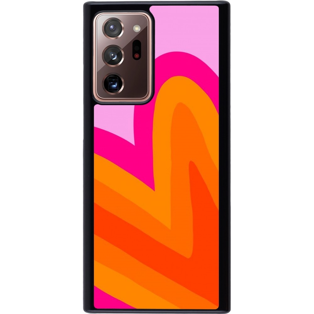 Samsung Galaxy Note 20 Ultra Case Hülle - Valentine 2024 heart gradient