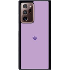 Samsung Galaxy Note 20 Ultra Case Hülle - Valentine 2023 purpule single heart