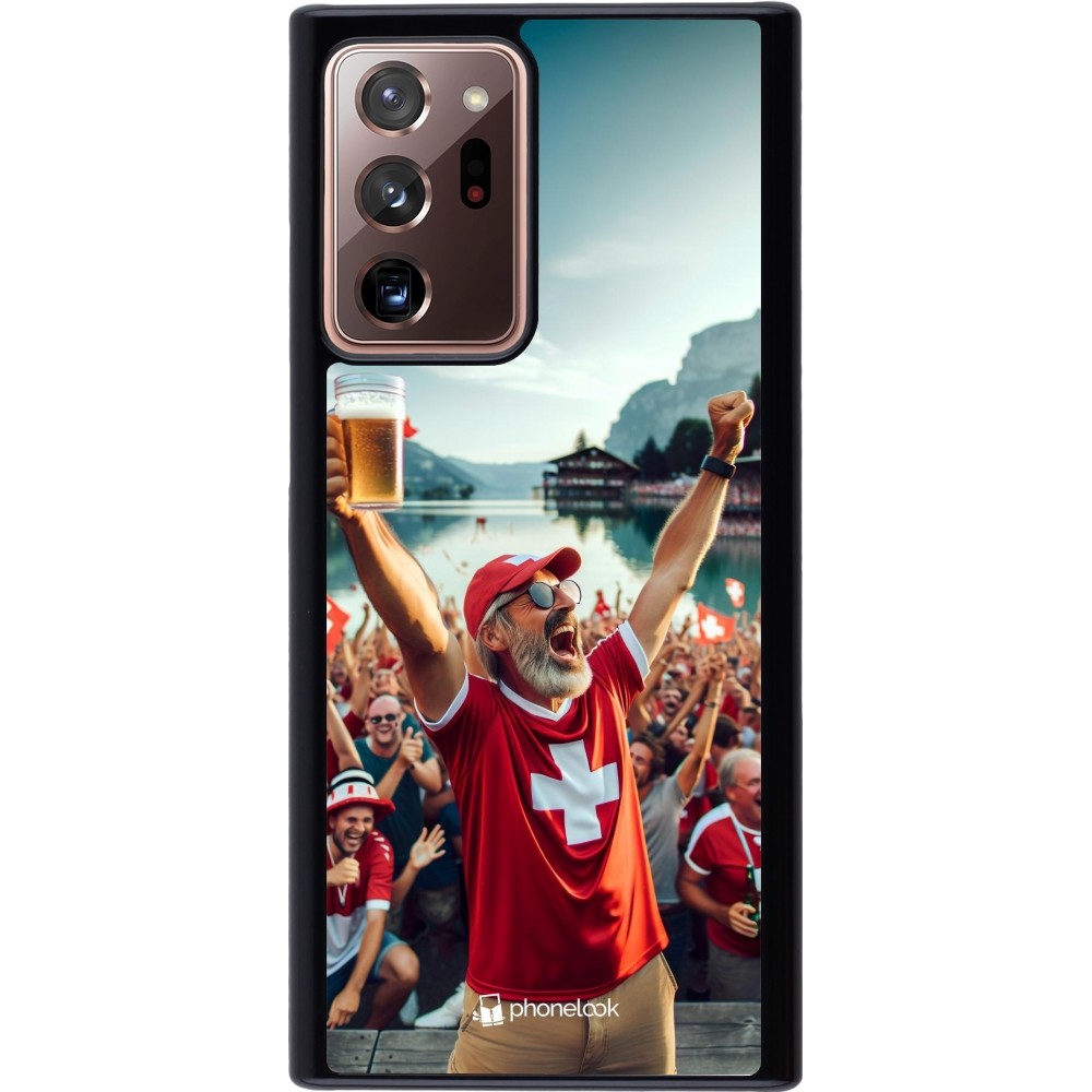 Samsung Galaxy Note 20 Ultra Case Hülle - Schweizer Sieg Fanzone Euro 2024