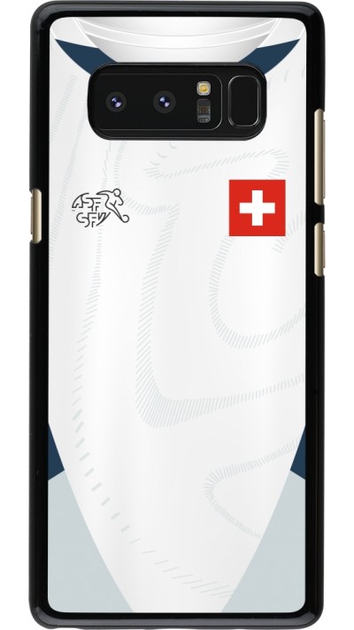 Samsung Galaxy Note8 Case Hülle - Schweiz Away personalisierbares Fussballtrikot