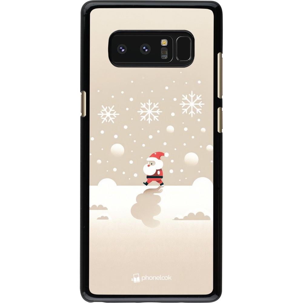 Samsung Galaxy Note8 Case Hülle - Weihnachten 2023 Minimalistischer Weihnachtsmann