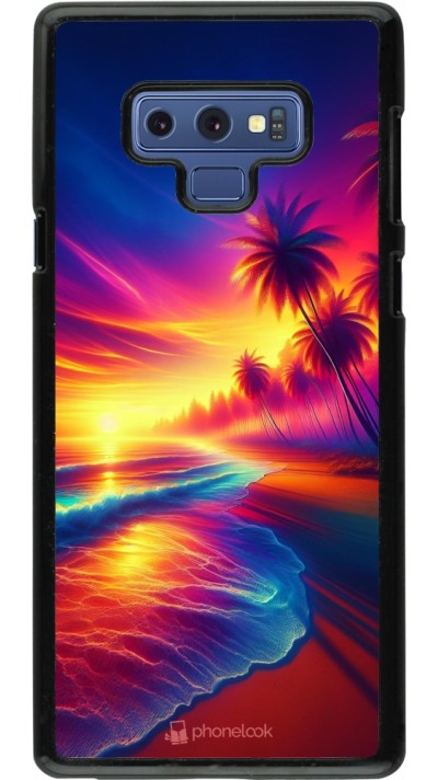 Samsung Galaxy Note9 Case Hülle - Strand Sonnenuntergang auffällig